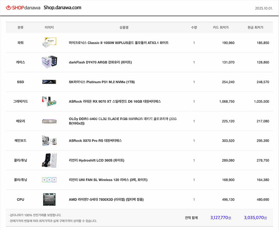 라라랜드 하이엔드 게이밍 pc 판매해요~--1