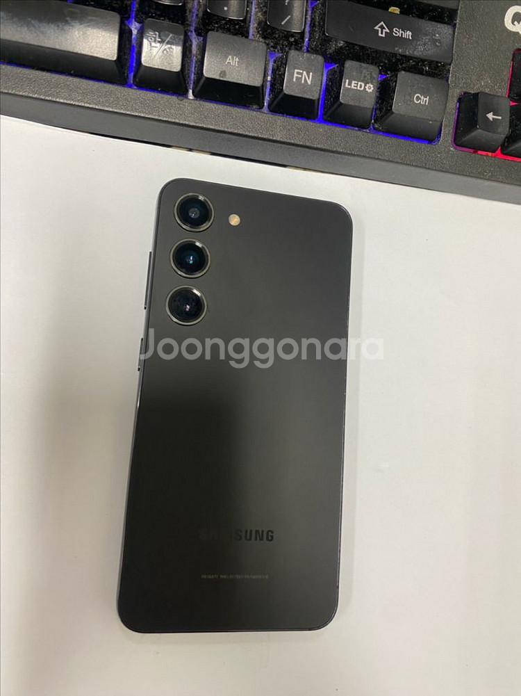 SK 갤럭시S23 블랙 외관SS급 256GB--0
