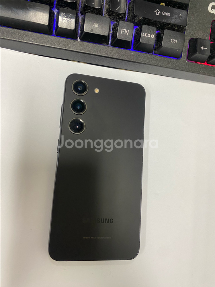 SK 갤럭시S23 블랙 외관AA급 256G--0