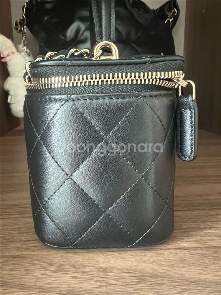 샤넬 직사각 베니티 탑핸들 램스킨 31번대--3