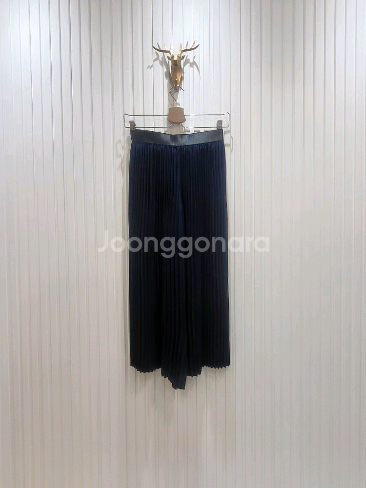 ZARA 플리츠 와이드 팬츠 (XS/~66)--0