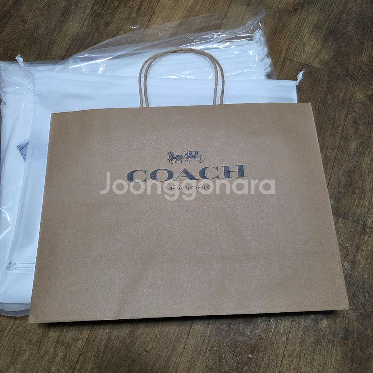 [정품 새상품]코치 쇼핑백 종이가방--1