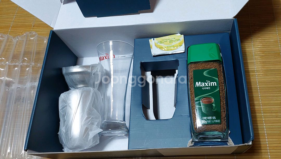 맥심 해피레시피, 디카페인 사케라또 홈카페 키트--2