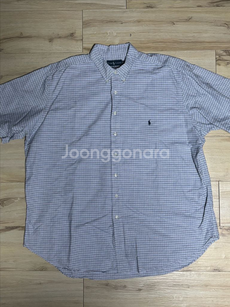 폴로 반팔 체크셔츠 3xl tall--0