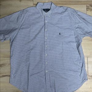 폴로 반팔 체크셔츠 3xl tall