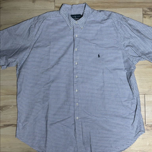 폴로 반팔 체크셔츠 3xl tall