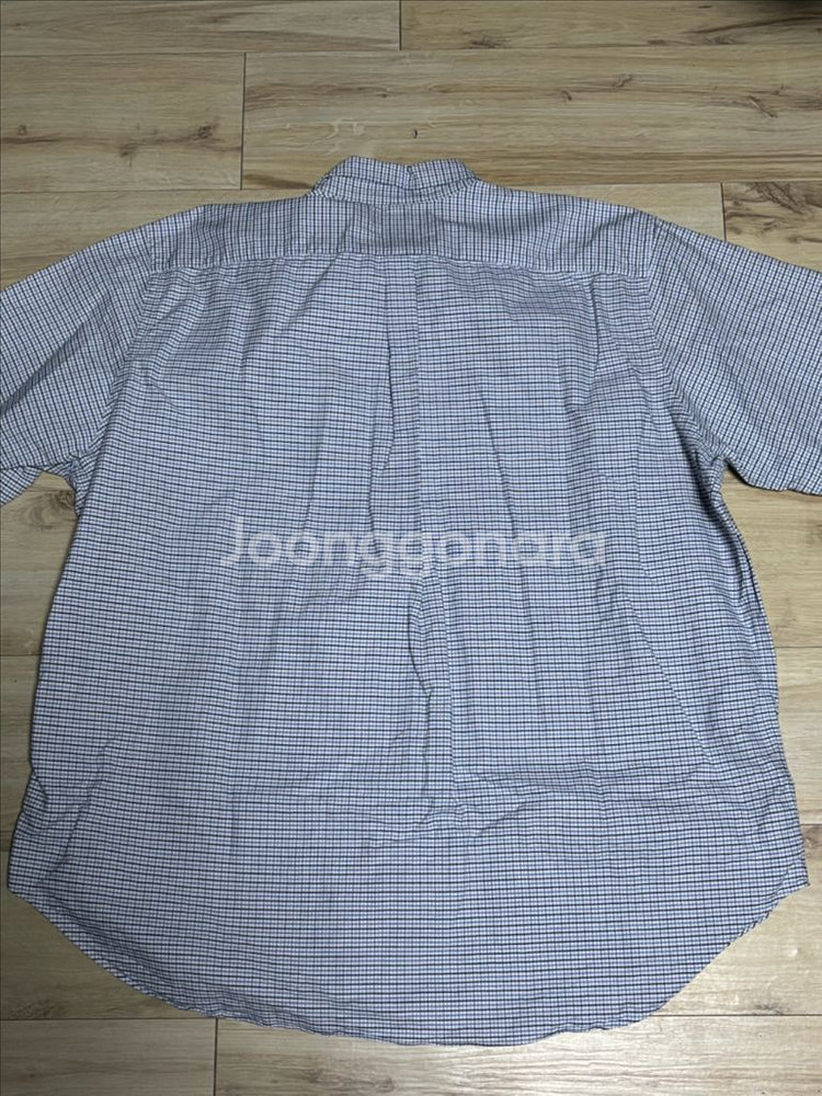폴로 반팔 체크셔츠 3xl tall--1