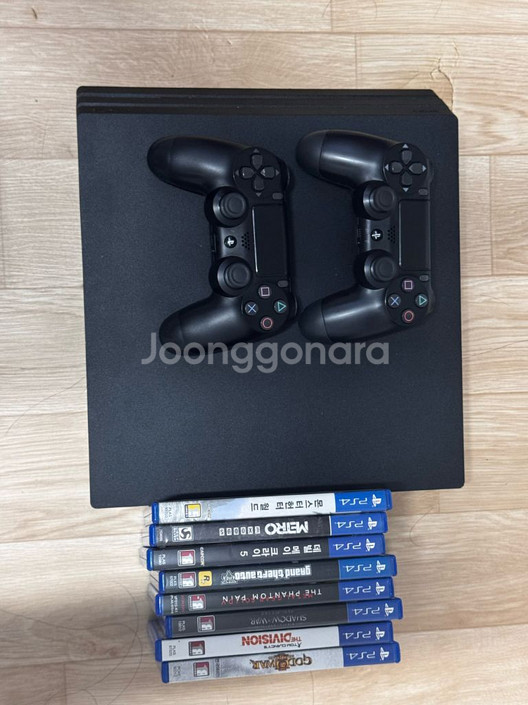 플스 4프로 1TB+ 듀얼쇼크2개+게림 cd--0
