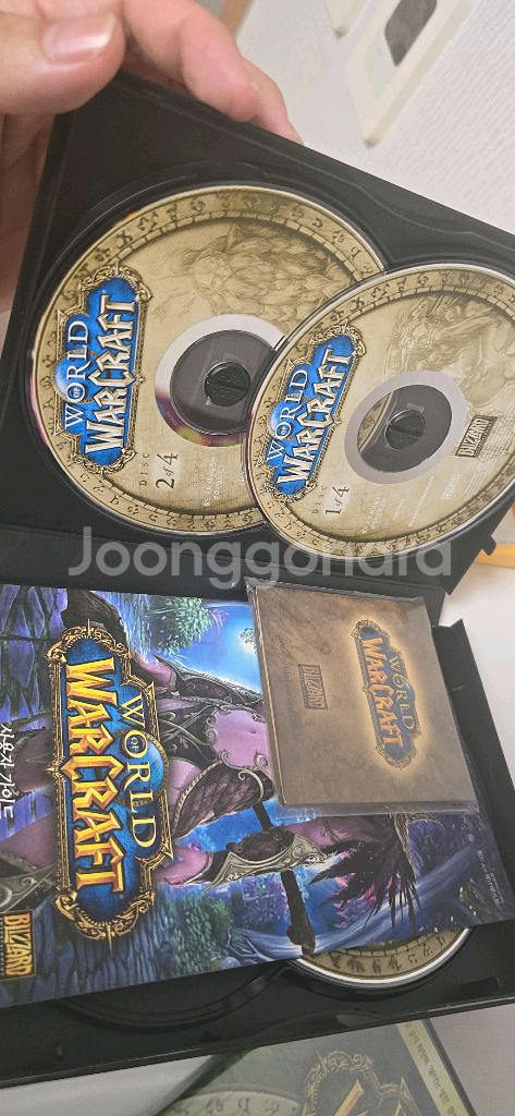 워크래프트 클라이언트 cd 및 불타는 성전 Dvd--1