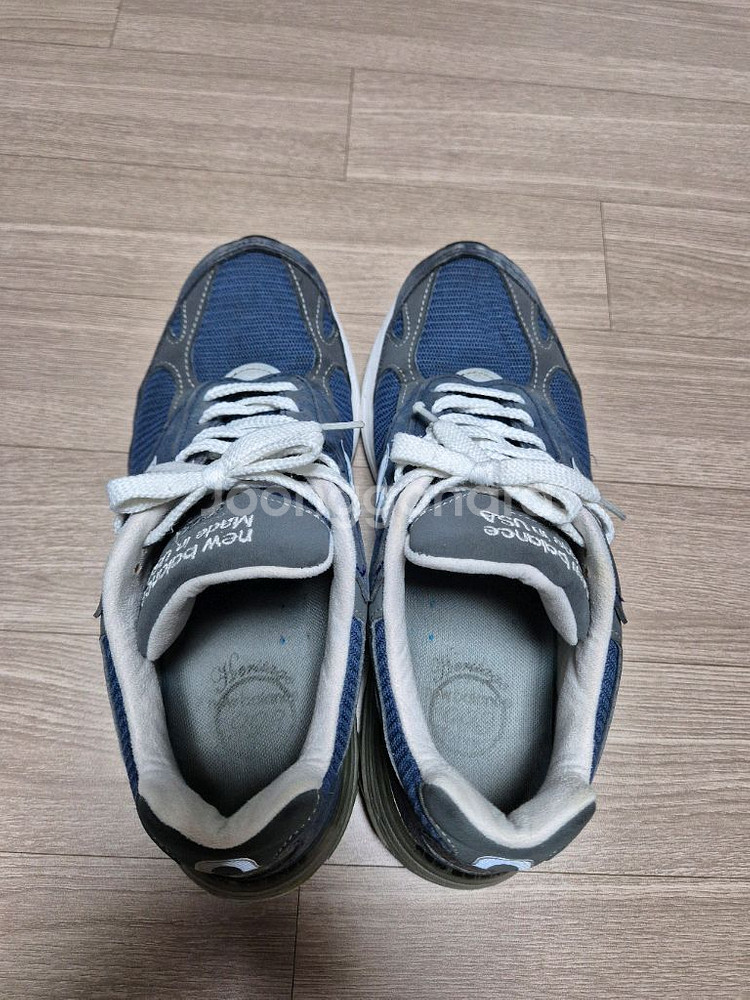 뉴발란스 993 블루 275사이즈--3