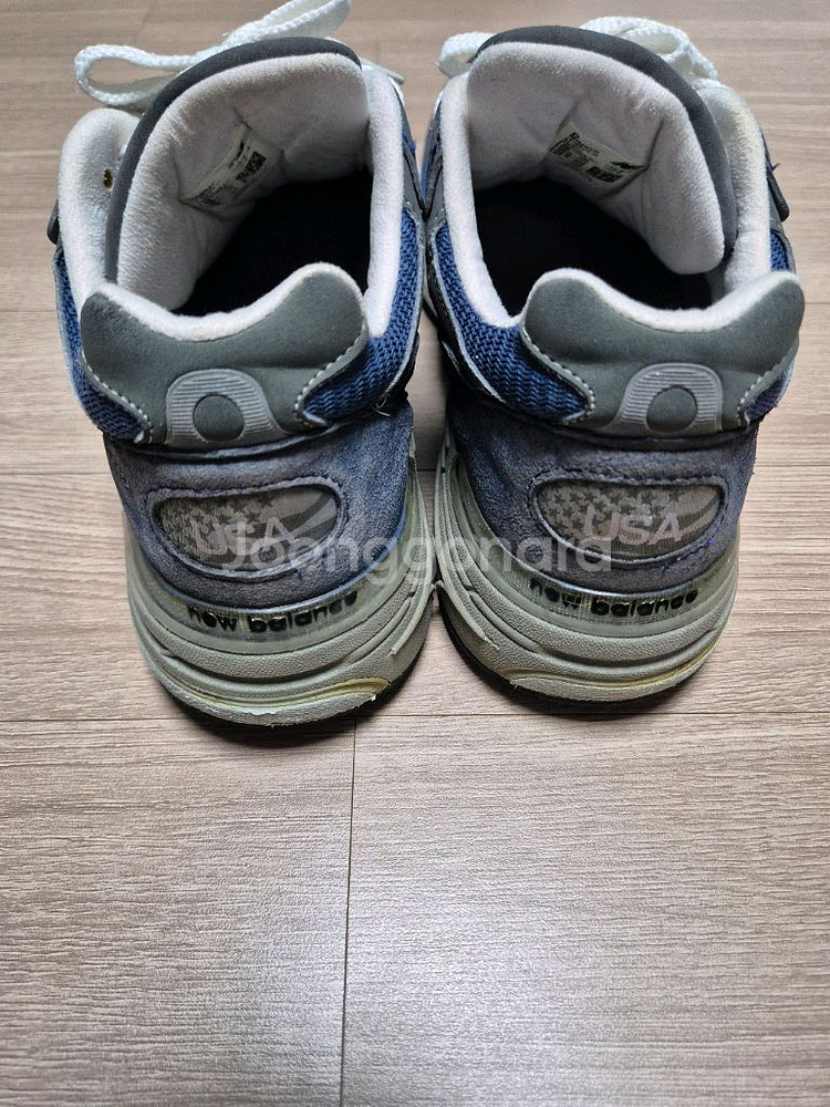 뉴발란스 993 블루 275사이즈--4