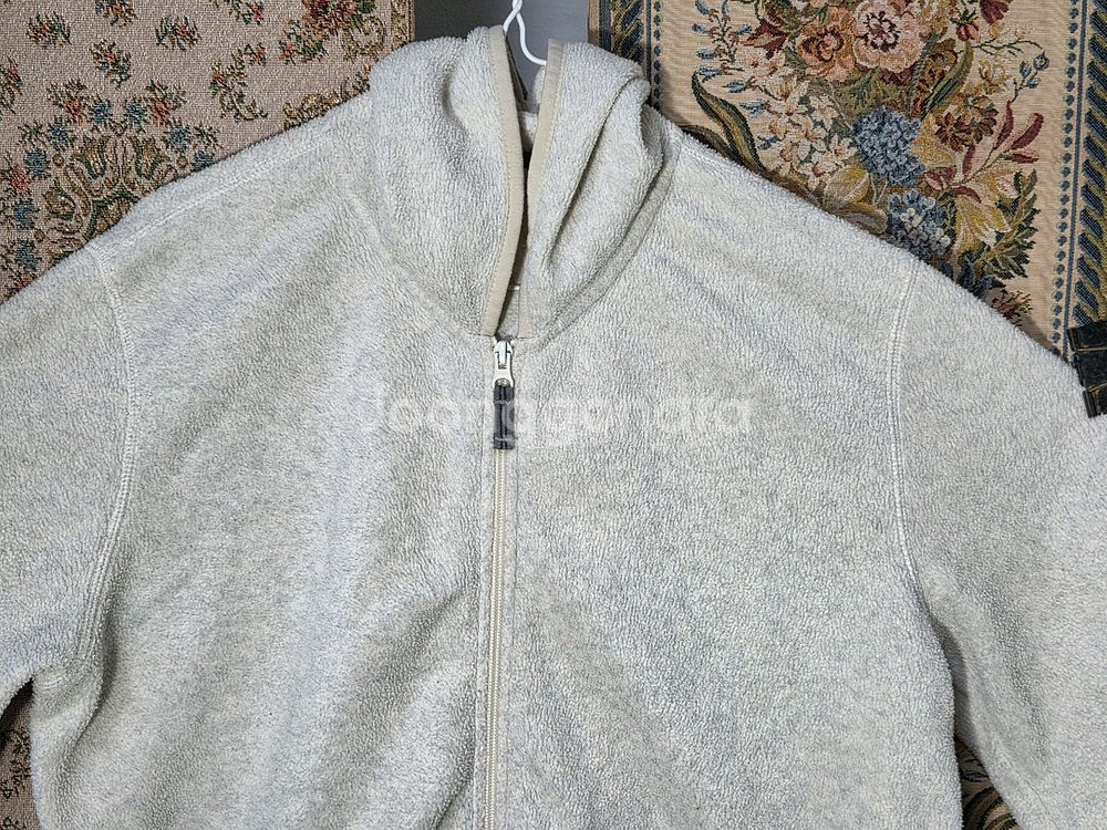 L 갭 후드 후리스 집업 자켓--3