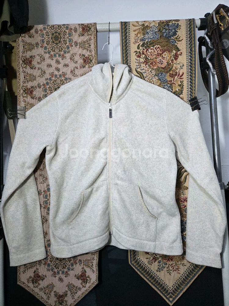 L 갭 후드 후리스 집업 자켓--0