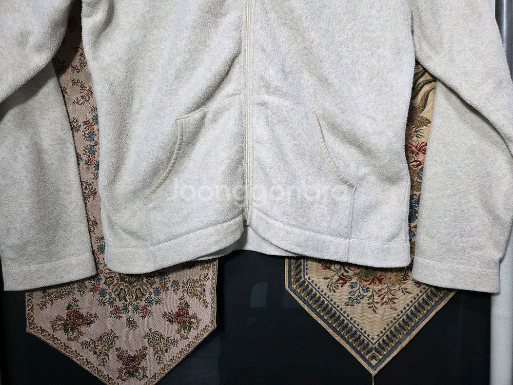 L 갭 후드 후리스 집업 자켓--2