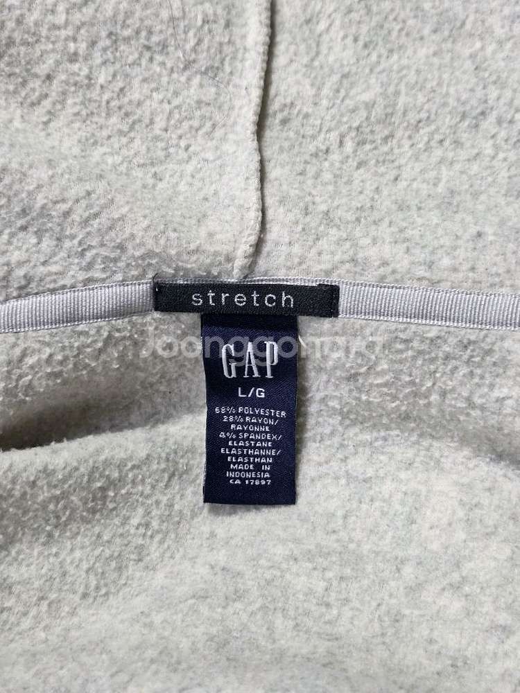 L 갭 후드 후리스 집업 자켓--7