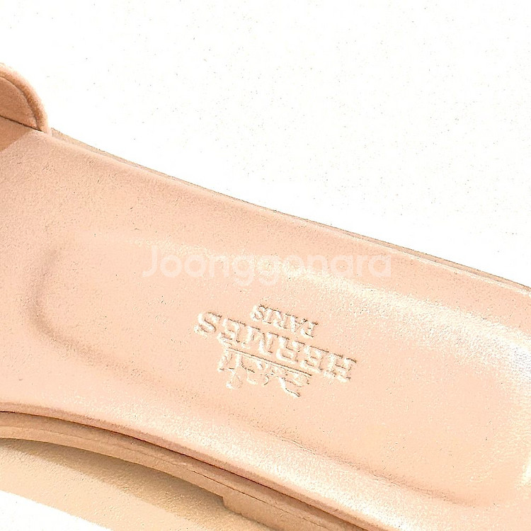 에르메스 오란 슬리퍼 뮬 연핑크 36.5 사이즈--7