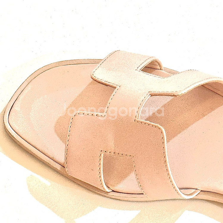 에르메스 오란 슬리퍼 뮬 연핑크 36.5 사이즈--6