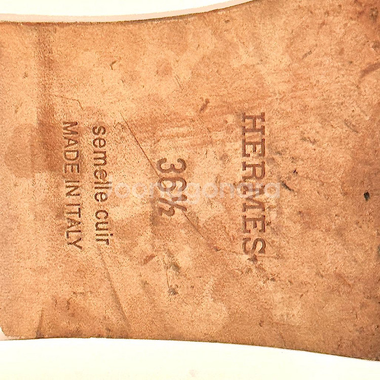 에르메스 오란 슬리퍼 뮬 연핑크 36.5 사이즈--8