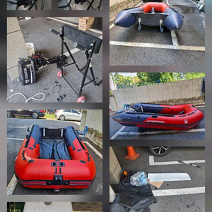 보트 에어매트 310 선외기 도하츠 4,9