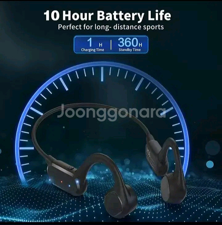 [새제품]이어폰 골전도블루투스이어폰 헤드폰--9