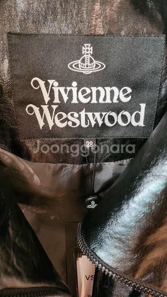 비비안웨스트우드 24FW 새제품 가죽점퍼--7