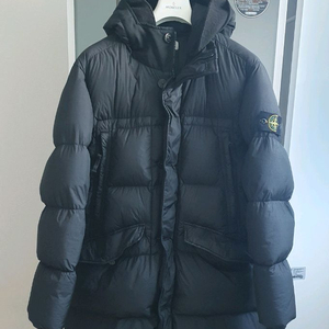 매장판)스톤아일랜드 크링클랩스 롱패딩 L