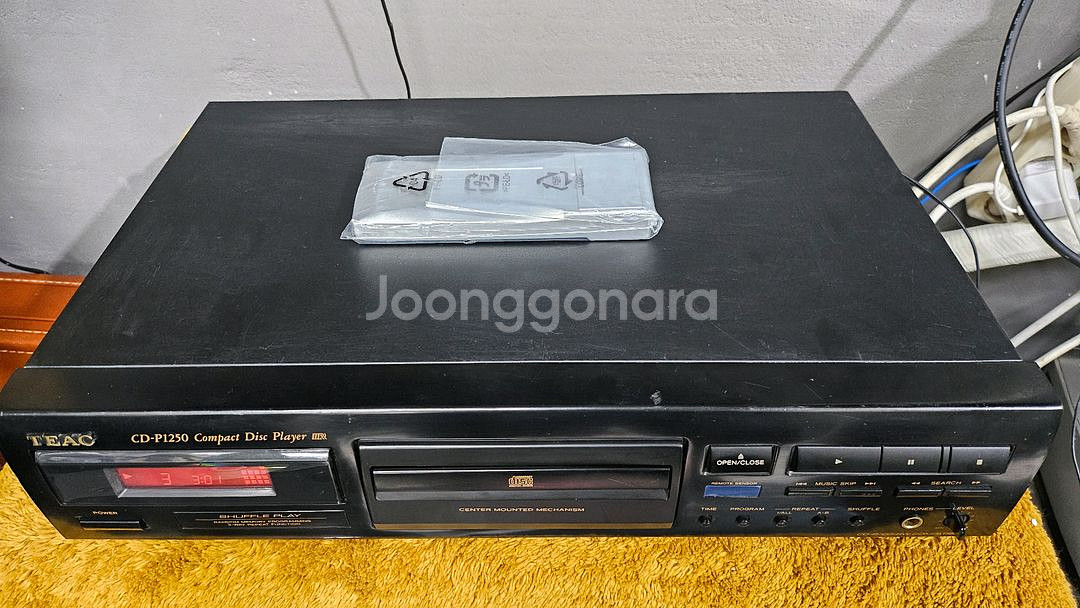 티악 CD플레이어 리모컨포함 CD-P1250--3