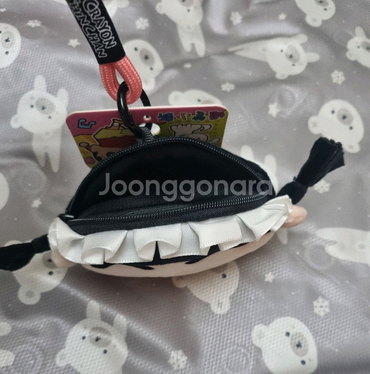 짱구는못말려 메이드 짱구 동전지갑 파우치 키링 가방고리--2
