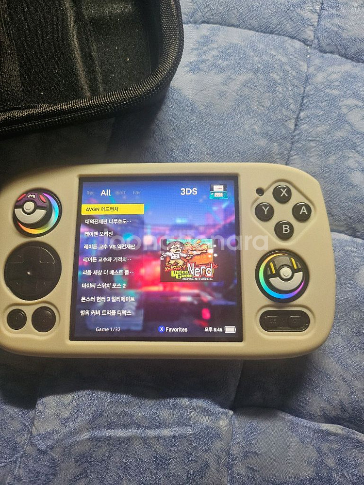 Anbernic 게임기 팝니다!알쥐큐브 rg cube--4