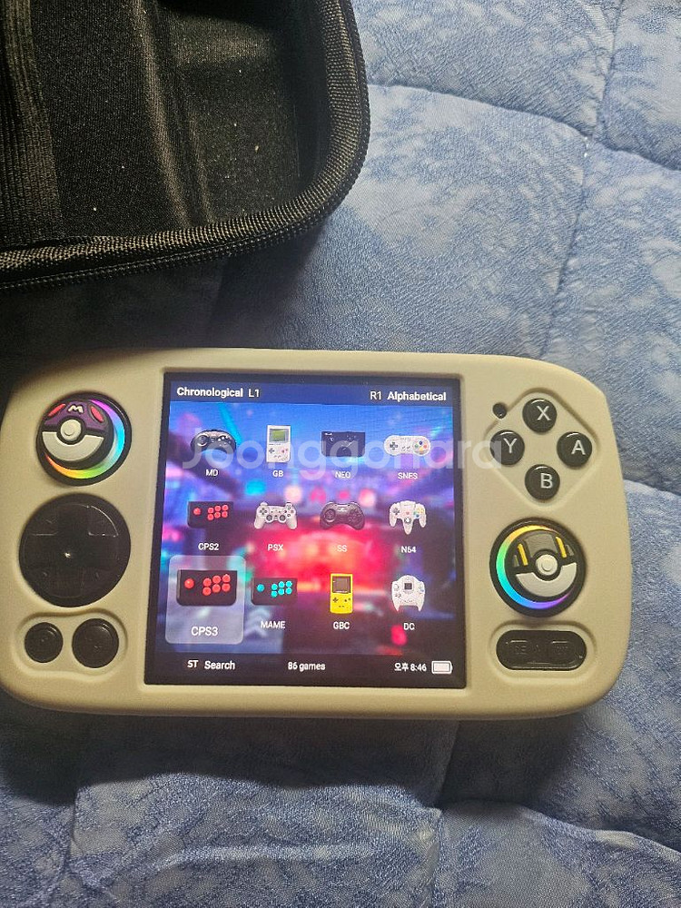 Anbernic 게임기 팝니다!알쥐큐브 rg cube--0