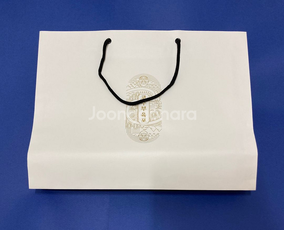 코주부 프리미엄 육포 + 쇼핑백 선물세트, 360g--5