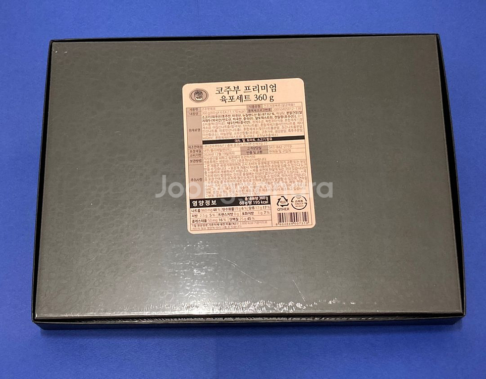 코주부 프리미엄 육포 + 쇼핑백 선물세트, 360g--3