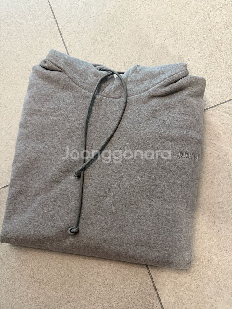 준지 코어 에센셜 후드 그레이 24fw M--3