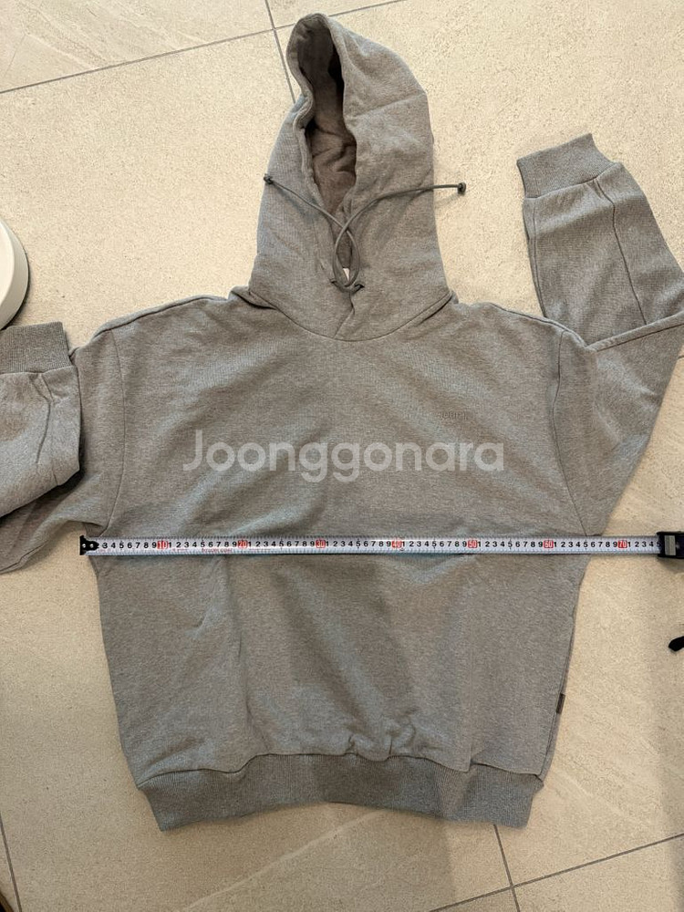 준지 코어 에센셜 후드 그레이 24fw M--5