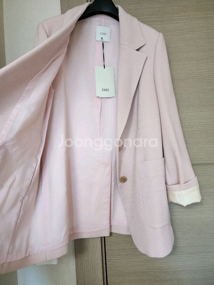 새상품) 쥬크 벨티드자켓 66사이즈--3