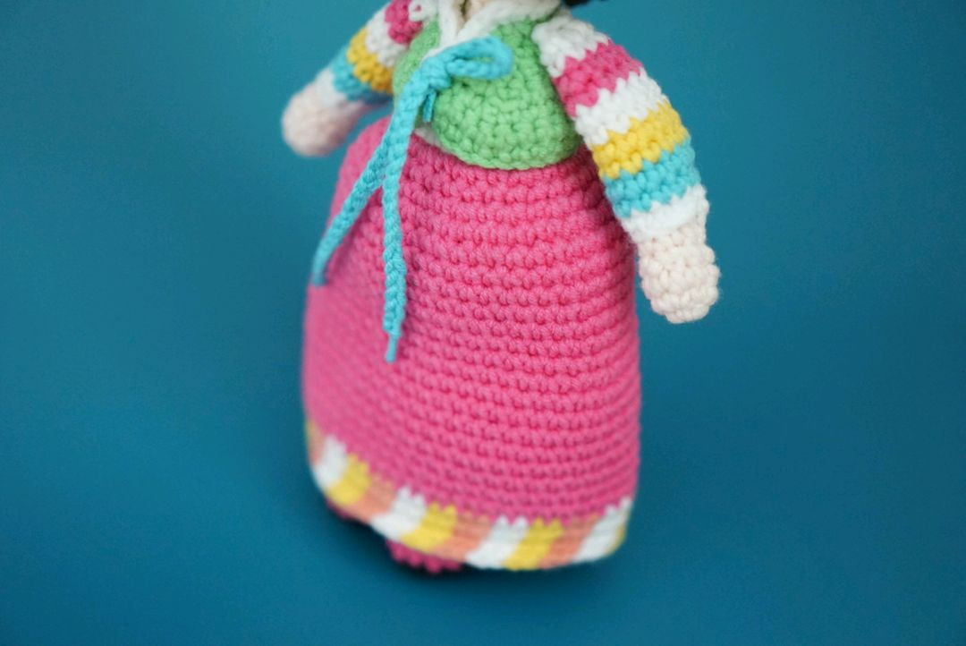 한복입은 도령, 아씨 손뜨개 인형 (계좌거래)--2