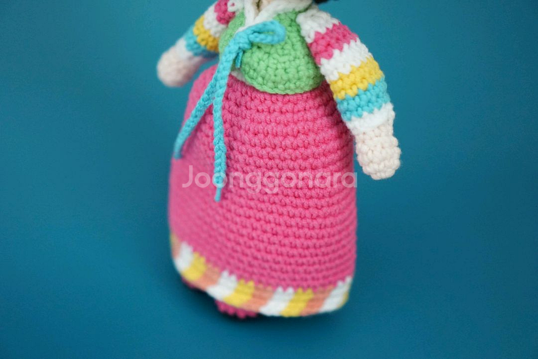 한복입은 도령, 아씨 손뜨개 인형 (계좌거래)--2