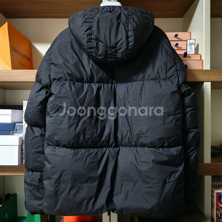 [정품]20FW 스톤아일랜드 크링클랩스 후드 패딩 M--1