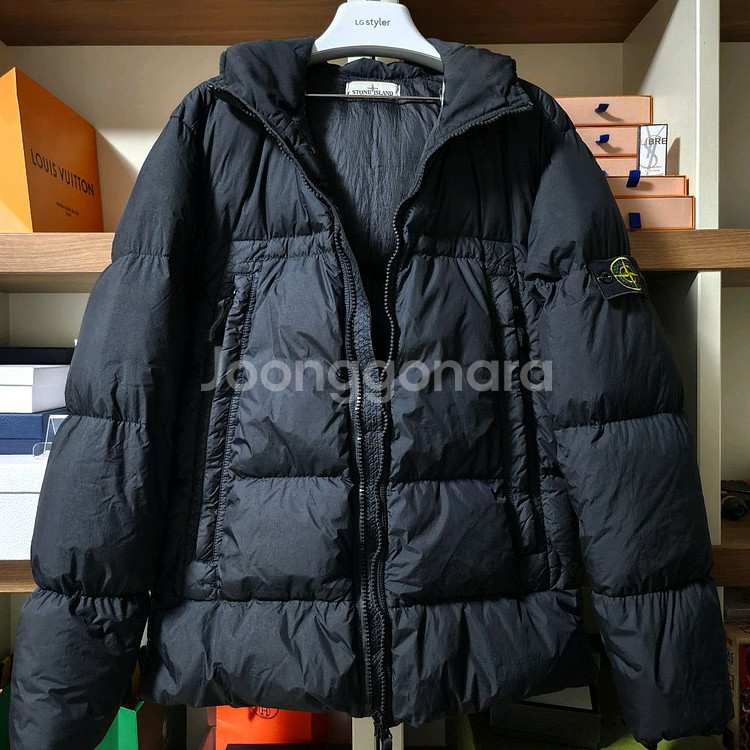 [정품]20FW 스톤아일랜드 크링클랩스 후드 패딩 M--0