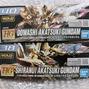 미조립 HG 아카츠키 건담 세트