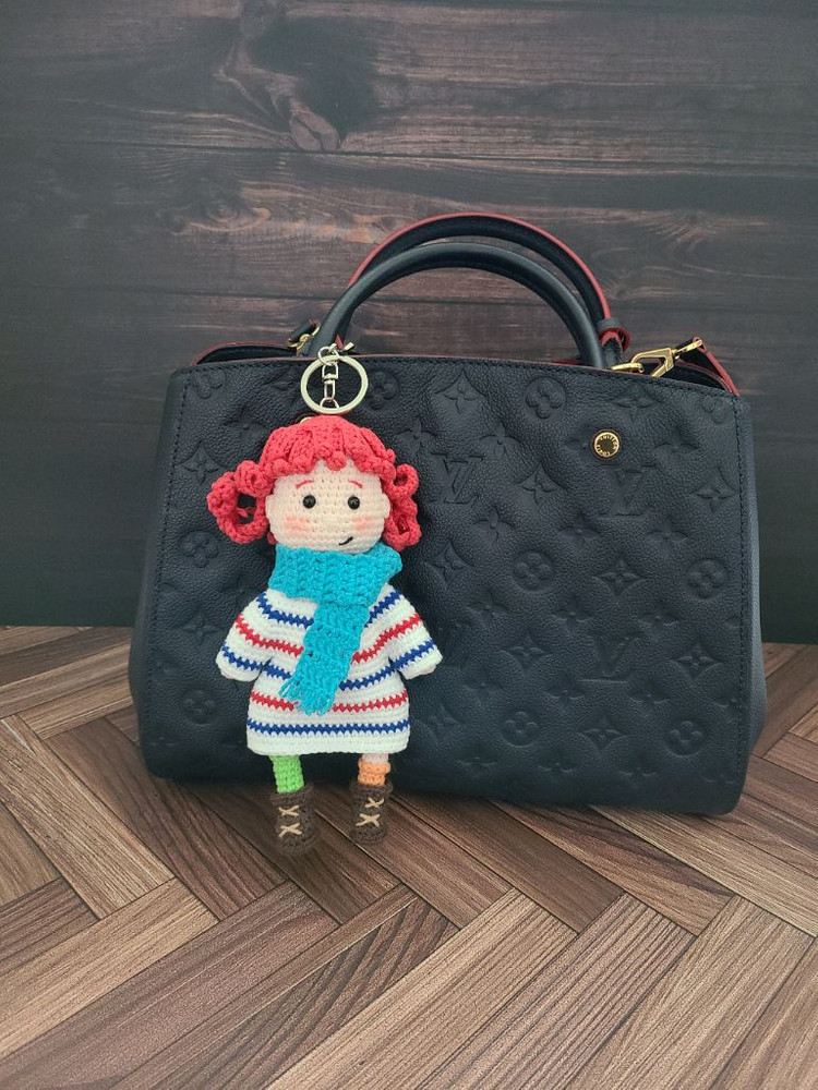 말괄량이삐삐 손뜨개 키링 (계좌거래)--0