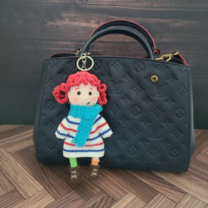 말괄량이삐삐 손뜨개 키링 (계좌거래)