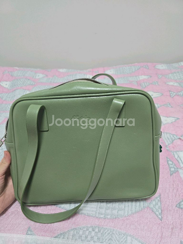 필인더블랭크 숄더백 연두--1