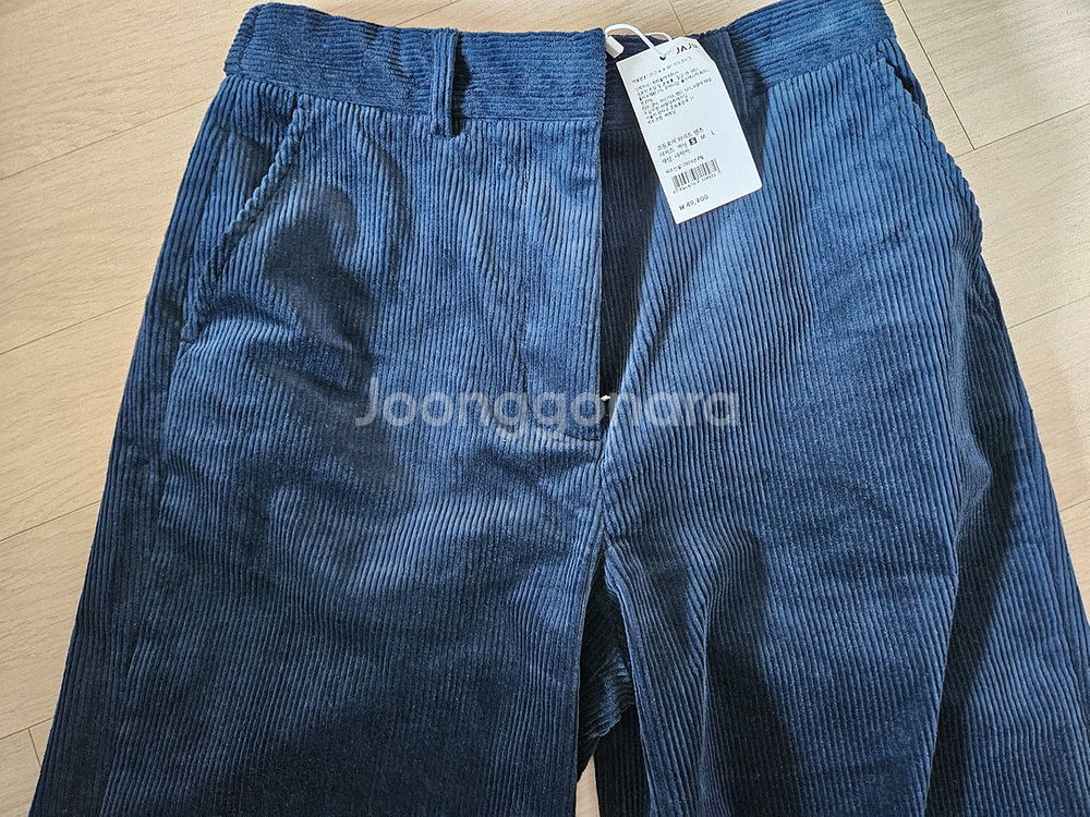 자주 여 코듀로이 와이드 팬츠--1