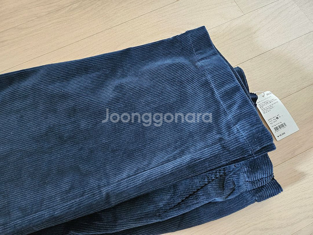 자주 여 코듀로이 와이드 팬츠--7