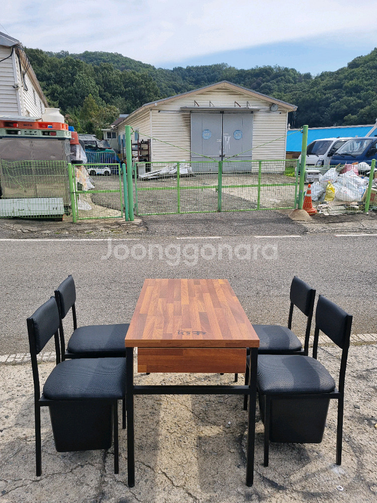 4인 식당 식탁의자 의탁자세트--0
