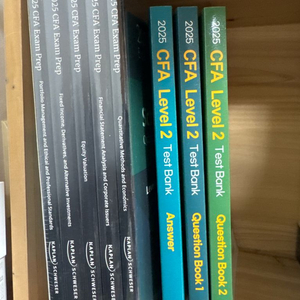 cfa 레벨2 슈웨이저노트+테스트뱅크