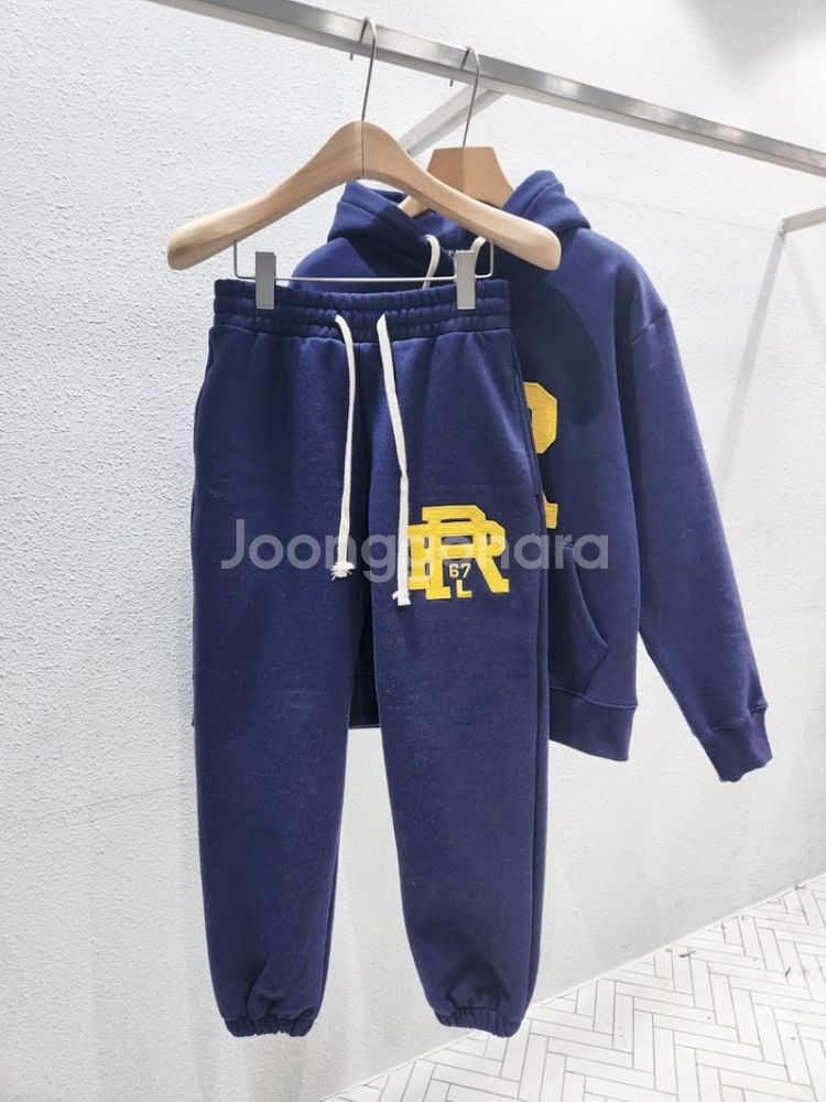 폴로 모노그램 셋업 후드 & PT--1