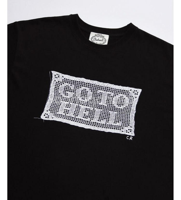 크로쉐안트 go to hell 티셔츠--1