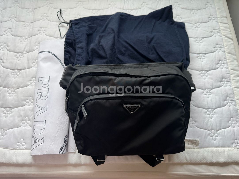 프라다 prada 나일론 크로스바디 백 2VH021--0